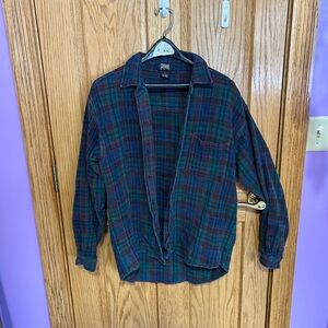 St. John's Bay Multicolor Plaid Shirt Jacket